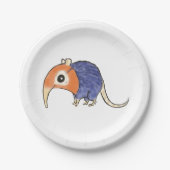 Elephant Shrew Paper-Borden Papieren Bordje (Voorkant)