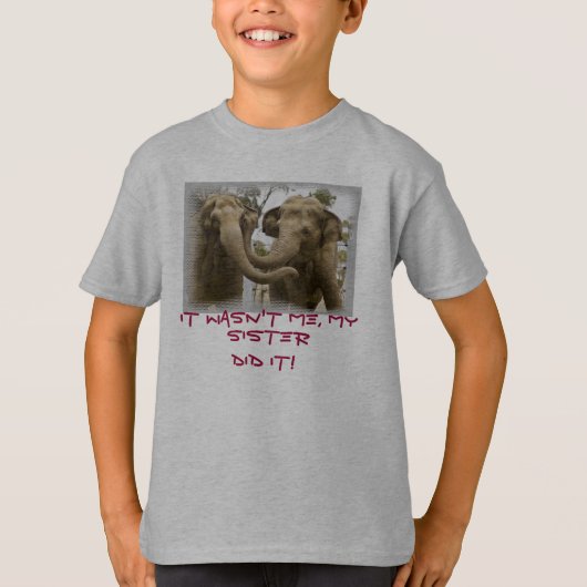 Elephant Siblings kind T-shirt (Voorkant)