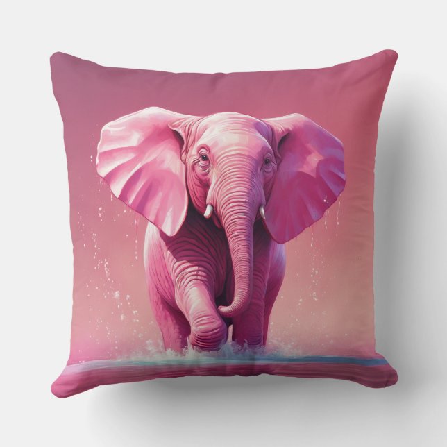 Elephant Sierkussen (Achterkant)