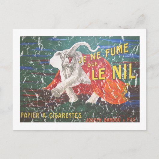 Elephant sigaretten-1900 - noodlijdend briefkaart (Voorkant)