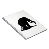 Elephant Silhouette Notitieboek (Rechterzijde)