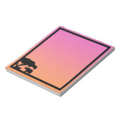 Elephant Silhouettes op Sunset Notitieblok (Linkerzijde)