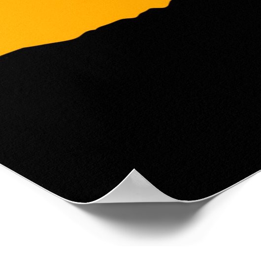 Elephant Silhouettes op Sunset Poster (Hoek)