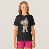 Elephant Singer Microfoon Muziek T-shirt (Voorkant volledig)