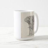 Elephant Sketch Koffiemok (Voorkant rechts)