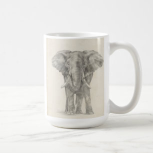 Elephant Sketch Koffiemok
