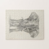 Elephant Sketch Legpuzzel (Horizontaal)