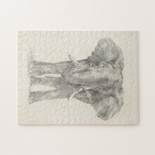Elephant Sketch Legpuzzel (Horizontaal)