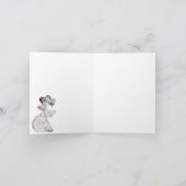 Elephant Sketch met ballonnen Wenskaart Kaart (Binnen)