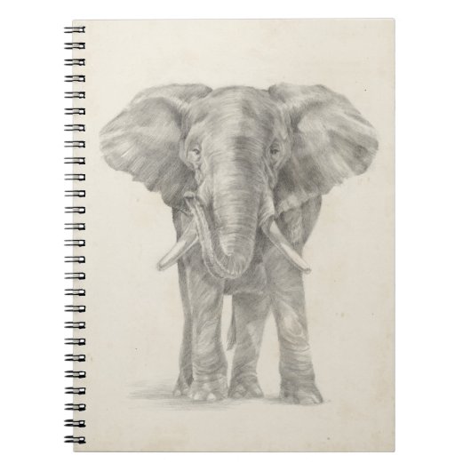 Elephant Sketch Notitieboek (Voorkant)