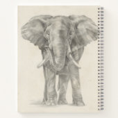 Elephant Sketch Notitieboek (Achterkant)