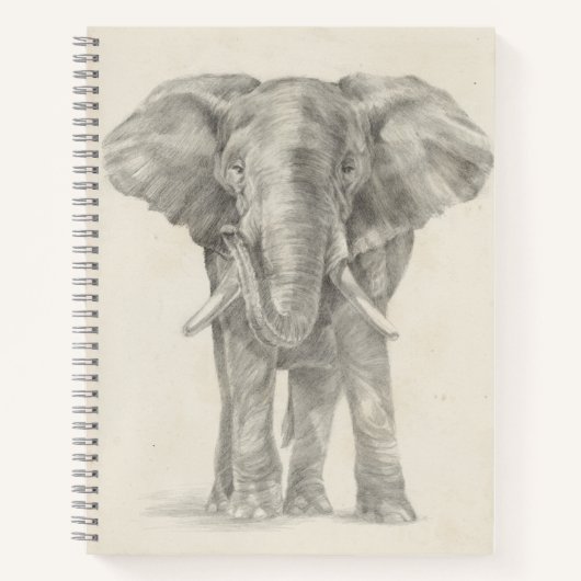 Elephant Sketch Notitieboek (Voorkant)