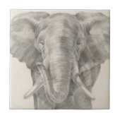 Elephant Sketch Tegeltje (Voorkant)