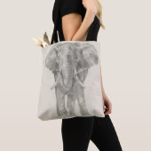 Elephant Sketch Tote Bag (Dichtbij)