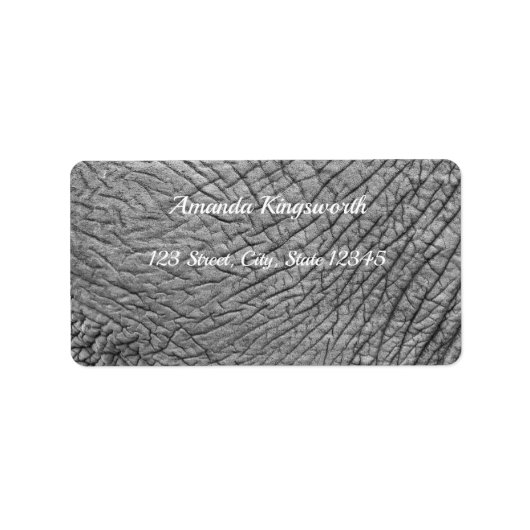 Elephant skin label (Voorkant)