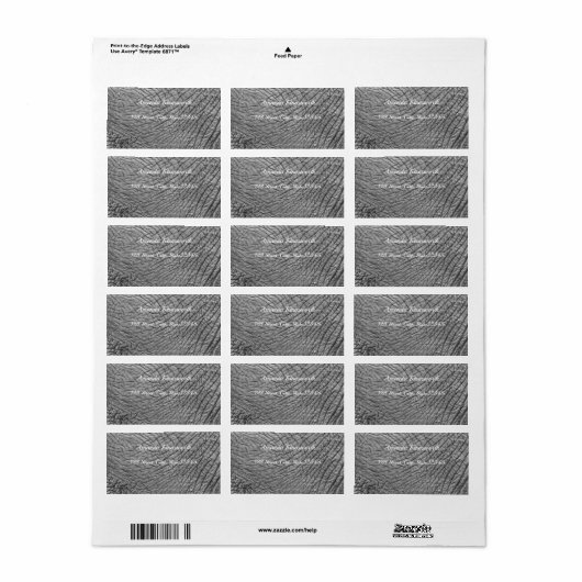 Elephant skin label (Full Sheet)