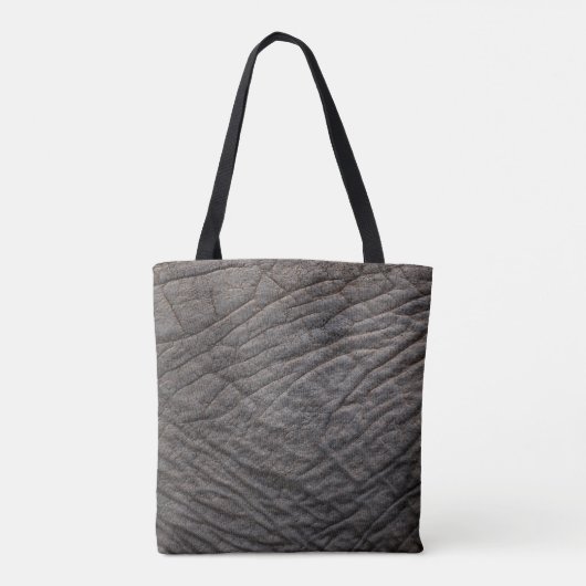 Elephant skin texture pachyderm tote bag (Achterkant)