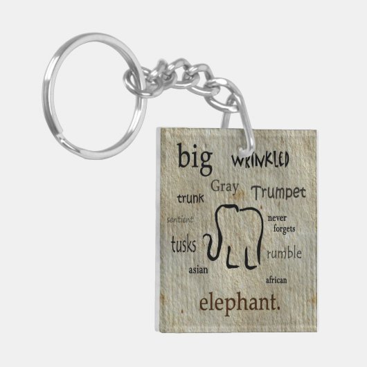 Elephant Sleutelhanger (Voorkant Links)