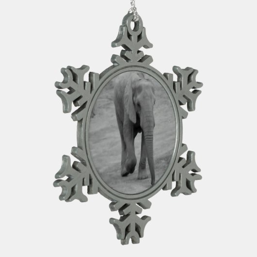 Elephant Snowflake Ornament (Links)