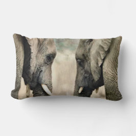 Elephant Soulmates Kussen