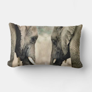 Elephant Soulmates Kussen