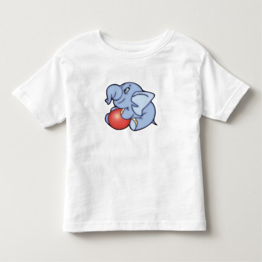 Elephant Speelgoed Blue w/Ball Kinder Shirts (Voorkant)