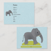 Elephant Speelgoed Visitekaartje (Voorkant / Achterkant)