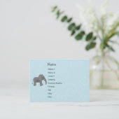 Elephant Speelgoed Visitekaartje (Staand voorkant)