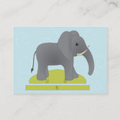 Elephant Speelgoed Visitekaartje (Achterkant)