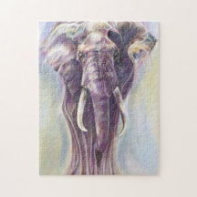 Elephant Spirit Painting - Puzzle