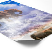 ELEPHANT SPIRITS VAN Mount Kilimanjaro Foto Afdruk (Hoek)