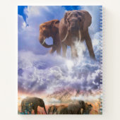 ELEPHANT SPIRITS VAN Mount Kilimanjaro Notitieboek (Achterkant)