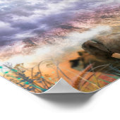 ELEPHANT SPIRITS VAN Mount Kilimanjaro Poster (Hoek)