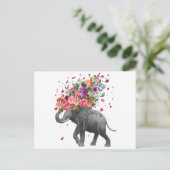 Elephant Splash Briefkaart (Staand voorkant)