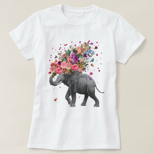 Elephant Splash T-shirt (Design voorkant)