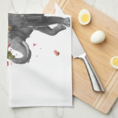 Elephant Splash Theedoek (Quarter Fold)