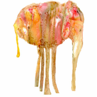 Elephant Staand Fotobeeldje