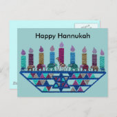 Elephant Star Menorah Briefkaarten (Voorkant / Achterkant)