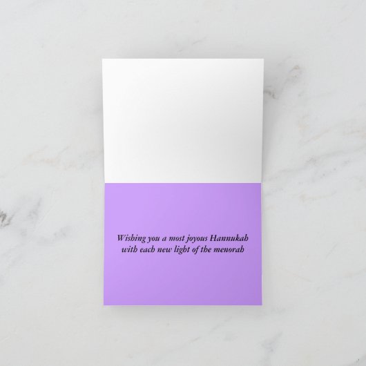 Elephant Star Menorah Kaarten (Binnen)