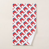 Elephant stars stripes republikeins partijsymbool bad handdoek (Handdoek)