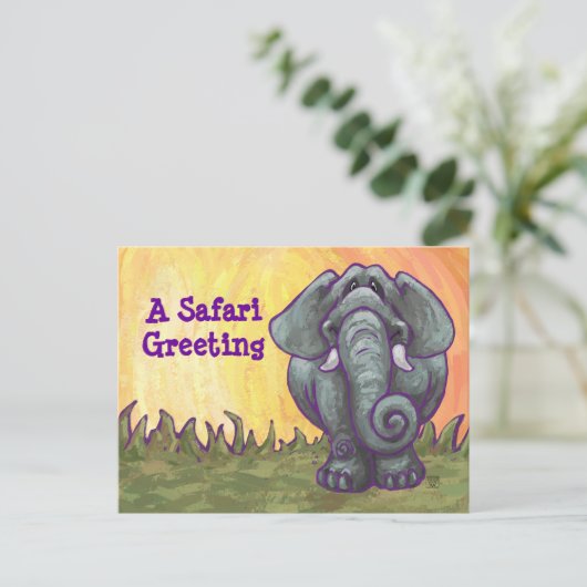 Elephant Stationery Briefkaart (Staand voorkant)