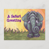 Elephant Stationery Briefkaart (Voorkant)