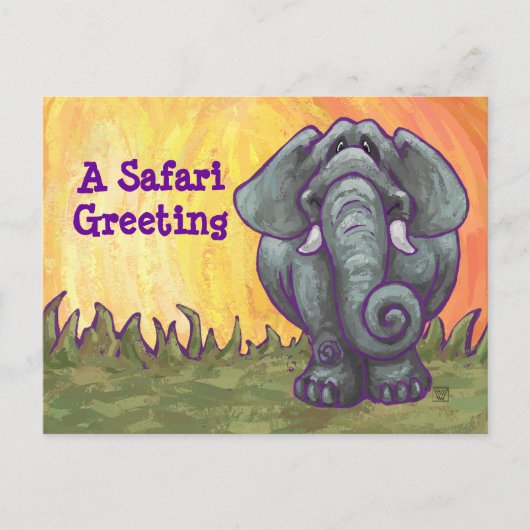 Elephant Stationery Briefkaart (Voorkant)
