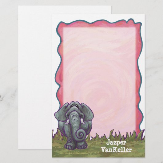 Elephant Stationery Briefpapier (Voorkant / Achterkant)