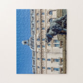 Elephant statue buiten museum d'Orsay in Parijs Legpuzzel (Verticaal)