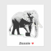 Elephant Sticker (Vel)