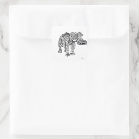 Elephant Sticker (Tas)