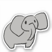 Elephant Sticker (Voorkant)