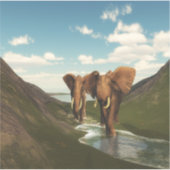 Elephant Sticker (Voorkant)