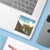 Elephant Sticker (Laptop met iPhone)